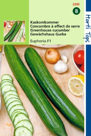 Komkommer Euphoria F1 (Cucumis) 8 zaden